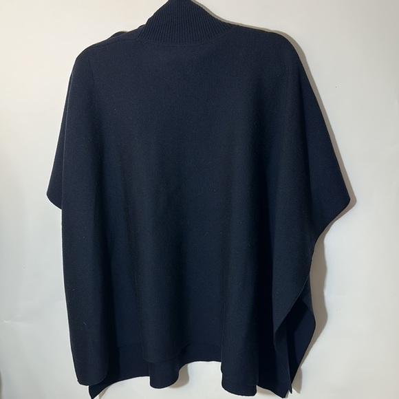 BOSS Landara Poncho Navy - Picture 11 of 15